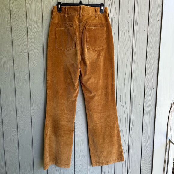 Aritzia Babaton Wide-Leg Corduroy Pants – Camel – Sz 4 (fits like 4/6) - Picture 7 of 8